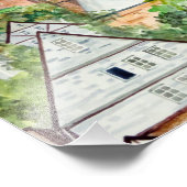 マルブルグアルトシュタットドイツ絵画タウンスケープ フォトプリント (角)