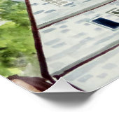 マルブルグアルトシュタットドイツ絵画タウンスケープ ポスター (コーナー)