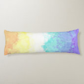 マルブル渦巻形のボホ抽象芸術ゲンダーフォンプライド国旗 ボディピロー (裏面)