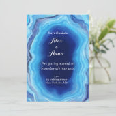 マルブレッエレガントド結婚式招待状-海トーン 招待状 (スタンド正面)