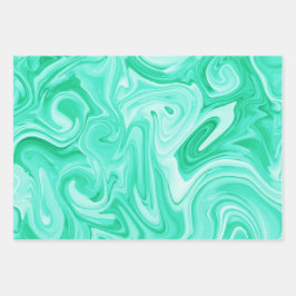 マルブレー絵を描ズ海ブルースサーファーウォーターおもしろい ラッピングペーパーシート