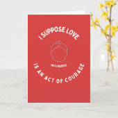 マルプル恋しく思ラブ引用文カード記念日バレンタイン カード (黄色い花)