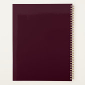 マルベカスタムリーモノグラモダンム プランナー手帳 (裏面)