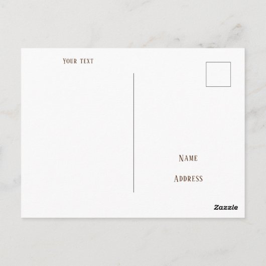 マルベラスペインの休日地中海のはがき ポストカード (裏面)