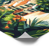 マルベラスペインイラストレーショントラベルアートヴィンテージ ポスター (角)