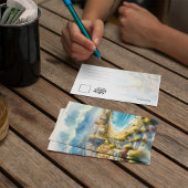 マルベラスペイン水彩絵葉書 招待状