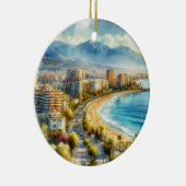 マルベラスペイン水彩 セラミックオーナメント (右)