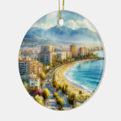 マルベラスペイン水彩 セラミックオーナメント (左)