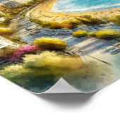 マルベラスペイン水彩 ポスター (角)