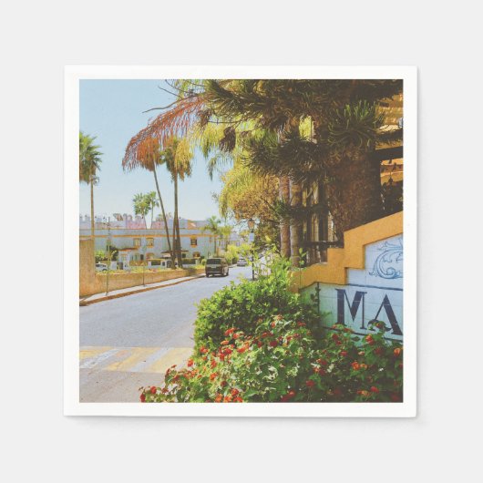 マルベラ スタンダードカクテルナプキン (正面)