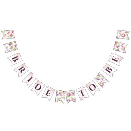 マルベリーとアイボリーのドリーム ブライダルシャワー バンティングフラッグ