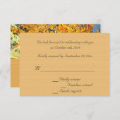 マルベリーツリーの結婚式の出欠確認の招待状 招待状 (正面/裏面)