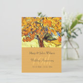 マルベリーツリーの結婚記念日招待状 招待状 (スタンド正面)