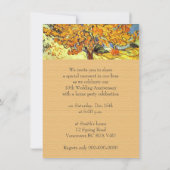 マルベリーツリーの結婚記念日招待状 招待状 (裏面)