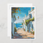 マルベルラスペインアートヴィンテージトラベル ポストカード (正面/裏面)