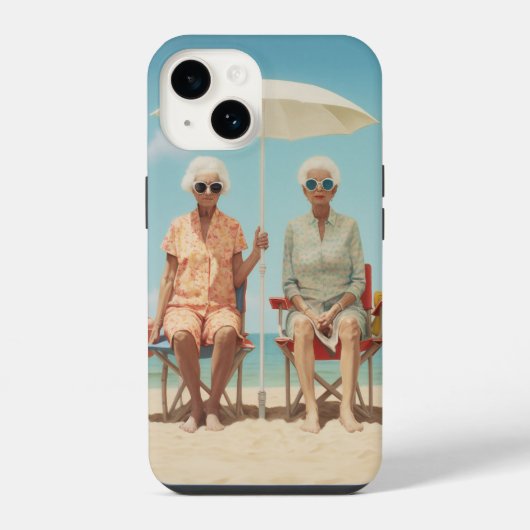 マルベーリャの女性たち iPhoneケース (裏面)