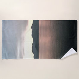 マルマリスベイコースタルシー芸術的ランドスケープ ビーチタオル