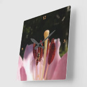 マルマレード・ホバーフライ – エピシルフスバルテータス スクエア壁時計 (傾斜)