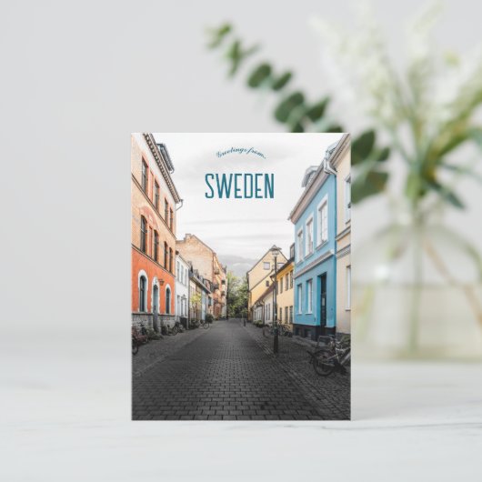 マルメスウェーデンの通り ポストカード (スタンド正面)