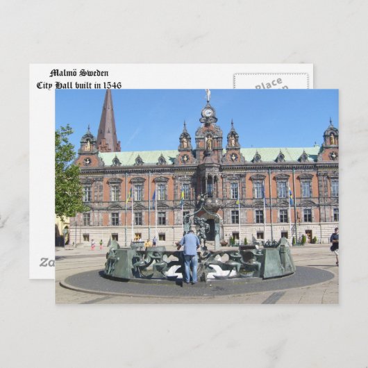 マルメスウェーデンシティホール ポストカード (正面/裏面)