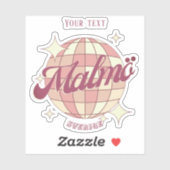 マルメスウェーデンスベリージュデコールユーロビジョン2024 シール (シート)