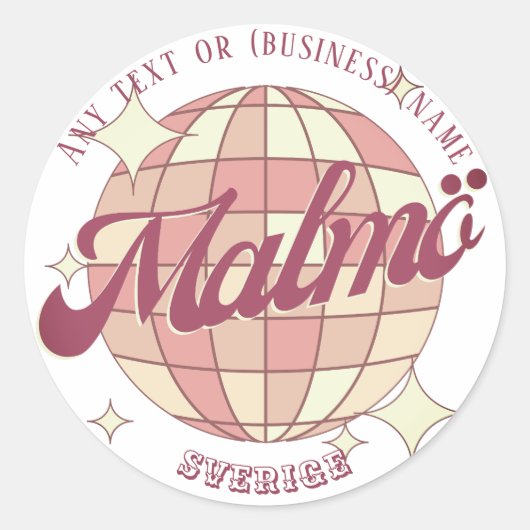 マルメスウェーデンスベリージュデコールユーロビジョン2024 ラウンドシール (正面)