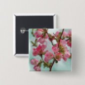 マルメロの花 缶バッジ (正面&裏面)