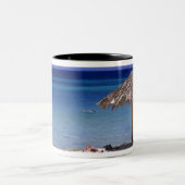 マルモクビーチ、アルバ、オランダアンティレス ツートーンマグカップ (中央)