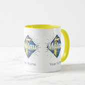 マルモスウェーデンレトロ国旗ヴィンテージムース土産 マグカップ (正面右)