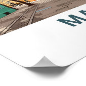 マルモスウェーデン旅行印刷 ポスター (角)