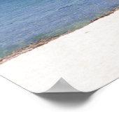 マルモックビーチ、アルバ、アンティルオランダ ポスター (角)