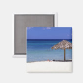 マルモックビーチ、アルバ、アンティルオランダ マグネット (正面/裏面)