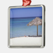 マルモックビーチ、アルバ、アンティルオランダ メタルオーナメント (左)
