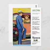 マルモン68 -ヴィンテージ自動車広告 ポストカード (正面/裏面)