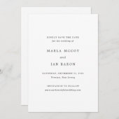 マルラクラシック結婚 セーブザデート (正面/裏面)