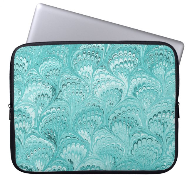 マルリカラフルービクトリアンド紙カバー ラップトップスリーブ (正面)