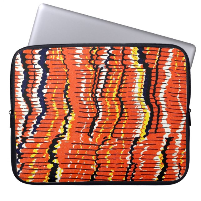 マルリカラフルービクトリアンド紙カバー ラップトップスリーブ (正面)