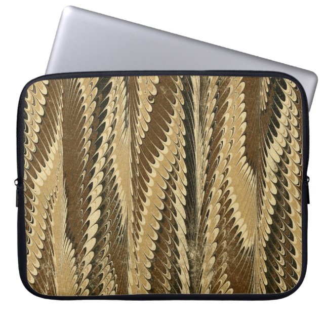 マルリカラフルービクトリアンド紙カバー ラップトップスリーブ (正面)