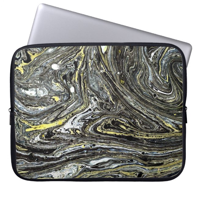 マルリカラフルービクトリアンド紙カバー ラップトップスリーブ (正面)