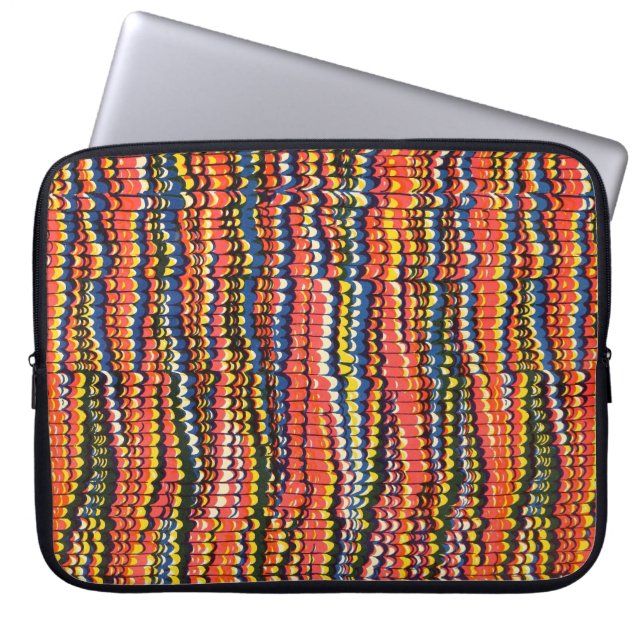 マルリカラフルービクトリアンド紙カバー ラップトップスリーブ (正面)