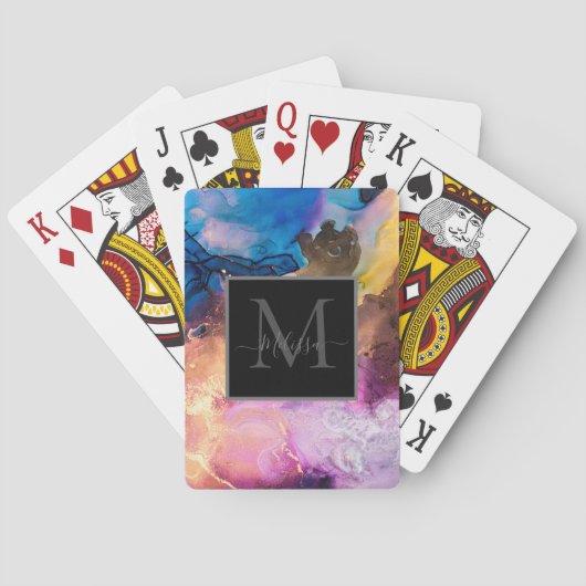 マルリカラフルー・モノグラム トランプ (裏面)