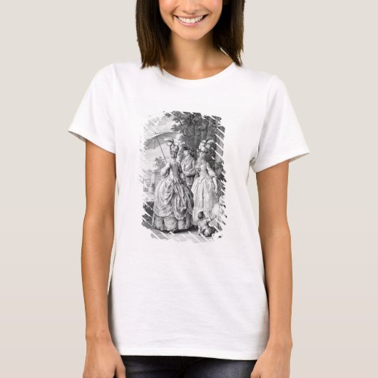 マルリーでのランデブー、カール・グッテンベ彫り Tシャツ (正面)