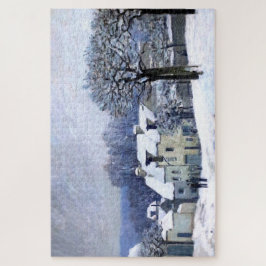 マルリー，雪のアルフレッドSisley Place du Chenil ジグソーパズル