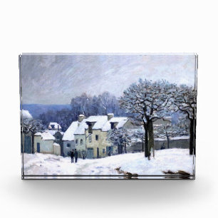 マルリー,雪のアルフレッドSisley Place du Chenil フォトブロック
