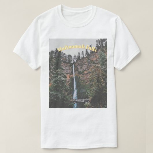 マルルノマの滝 Tシャツ (デザイン正面)