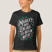 マルレーが最初から死んでいたなんて おもしろ雑貨 クリスマス Tシャツ (正面)