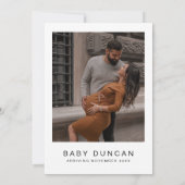 マルロはっきりしたバコンテンポラリービーシャワー招待状 招待状 (裏面)