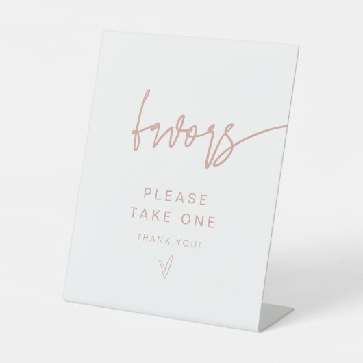 マルロモダンボホ赤面ピンクの好意サイン 台座サイン (正面)