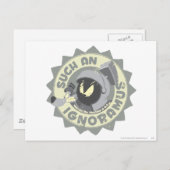 マルヴィンは火星™このような無知 ポストカード (正面/裏面)