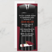 マルースタイリッシュン卒業パーティー招待状 招待状 (正面/裏面)